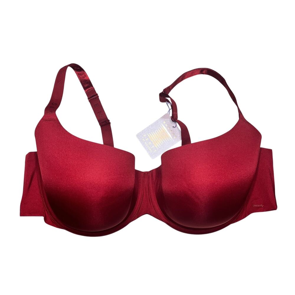 Savage X Fenty New Microfiber Balconette Bra Red Cognac Size 46DD